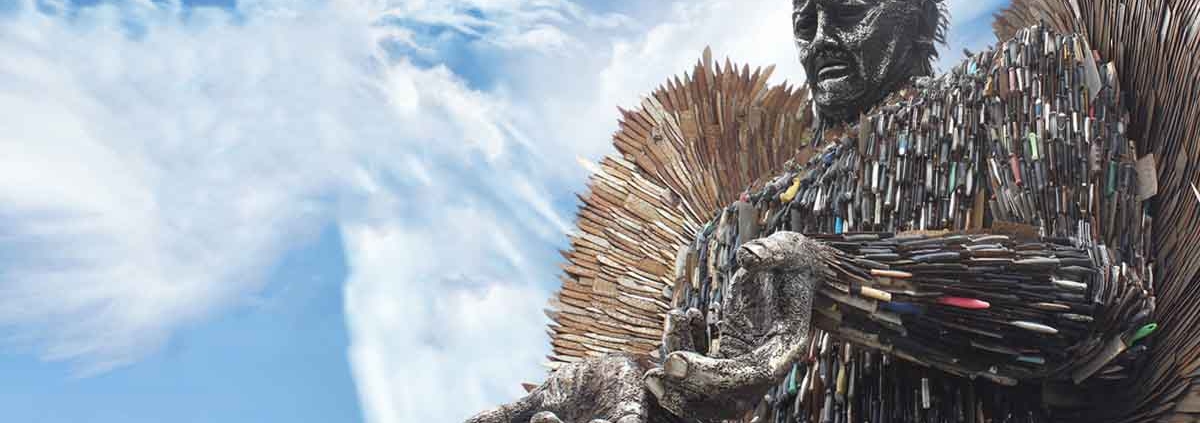 British Ironworks Knife angel, sponsored by ChadStone