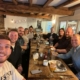 The photo is of the whole team out for dinner as a play on the 'takeaway' element from the Autumn Statement