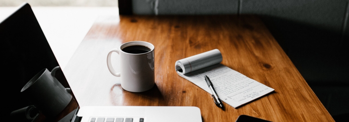 This is a picture of a desk set-up for a business owner who is going to use these For Business Owners During The Winter Months